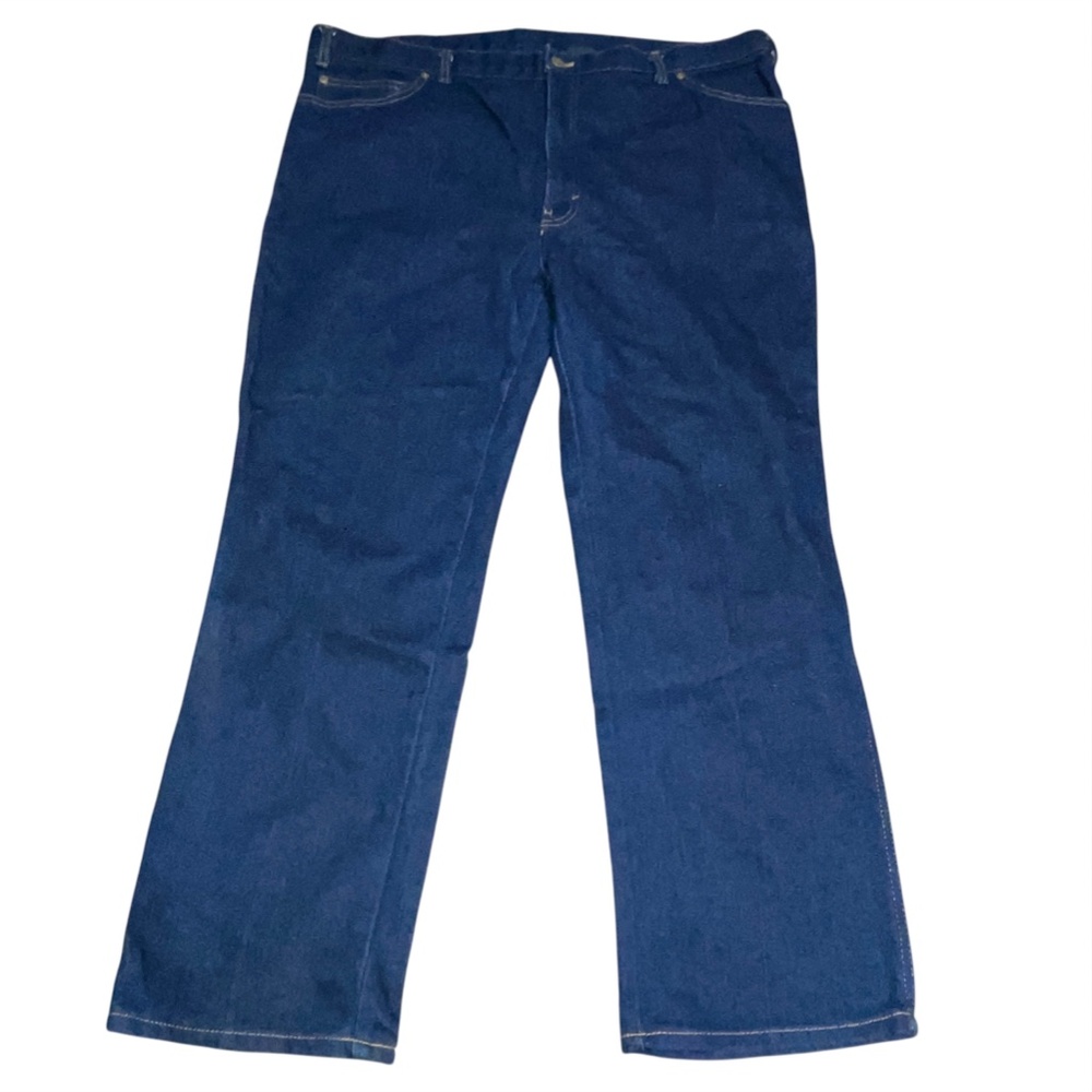 Vintage Mens Dark Wash Long Haul Denim  Jeans Size 46 X 30